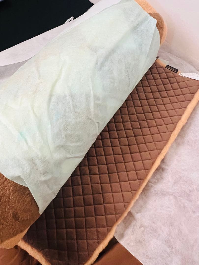 最終SALE 東洋羽毛　ムートン敷パッドS