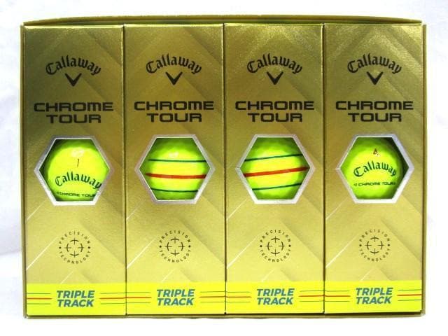 ※値下げ キャロウェイ クロムツアー トリプルトラック イエロー 2ダースセット