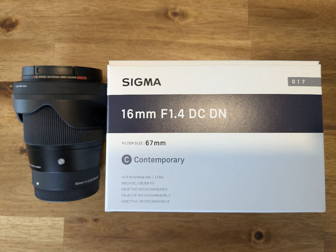 美品箱有り オマケ付き Eマウント SIGMA 16mm F1.4 DC DN