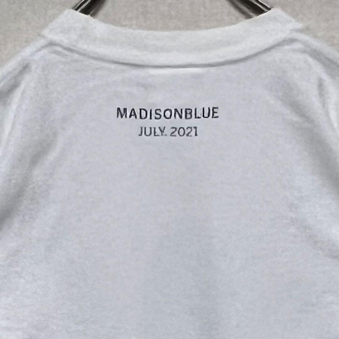 【美品】マディソンブルー　フォトプリントTシャツ　ホワイト　S　着用感M相当