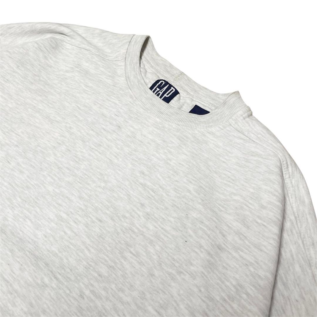 GAP オールドギャップ　無地 スウェット　霜降りグレー