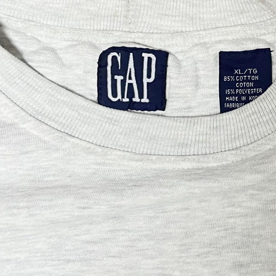 GAP オールドギャップ　無地 スウェット　霜降りグレー