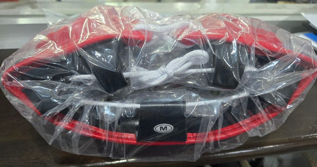 新品Winning ボクシングヘッドギア M 赤
