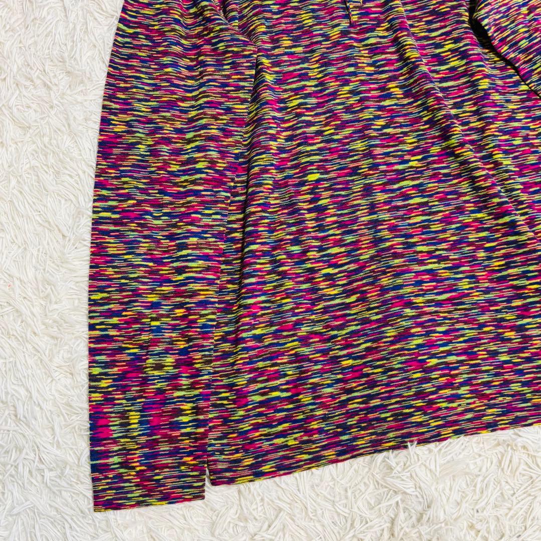 【未使用品】MISSONI ミッソーニ 長袖 ポロシャツ マルチカラー ニット