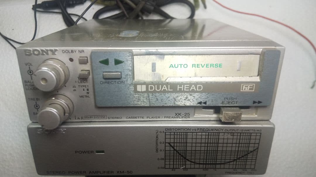 SONY カセットデッキ XK-25 + パワーアンプ XM-50