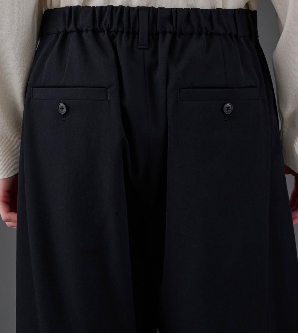 UNITED TOKYO 2タックバレルスラックス　BLK 3