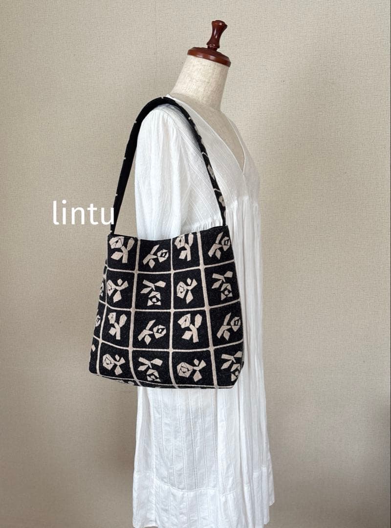 ハンドメイド＊Lulu(large)ワンハンドルバッグ minaperhonen