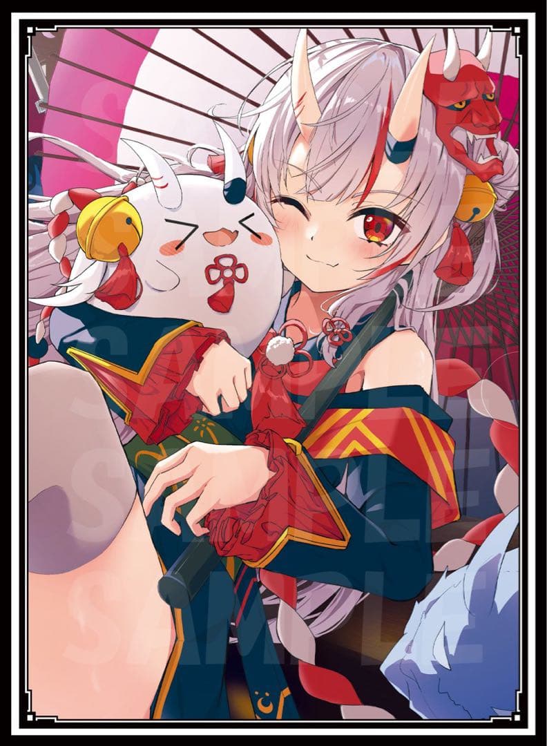 ホロライブ　百鬼あやめ　スリーブ&プレイマット　セット