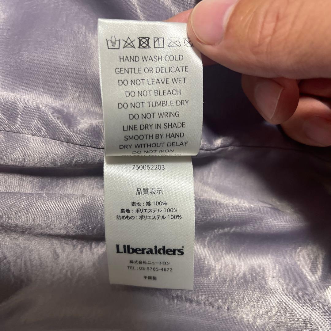 LIBERAIDERS LR DENIM PUFFER JACKET Mサイズ