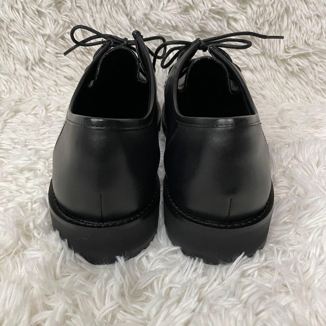 未使用　texcy luxe 革靴　チロリアンシューズ　ビジネス　冠婚葬祭　黒