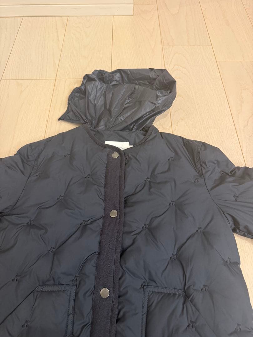 Bonpoint ネイビー キルティングジャケット 12