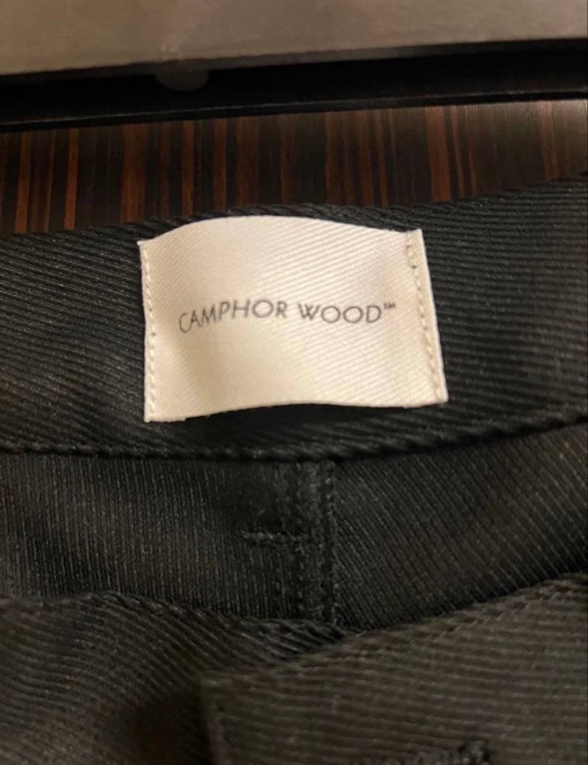 CAMPHOR WOOD ブラック ワイドパンツ