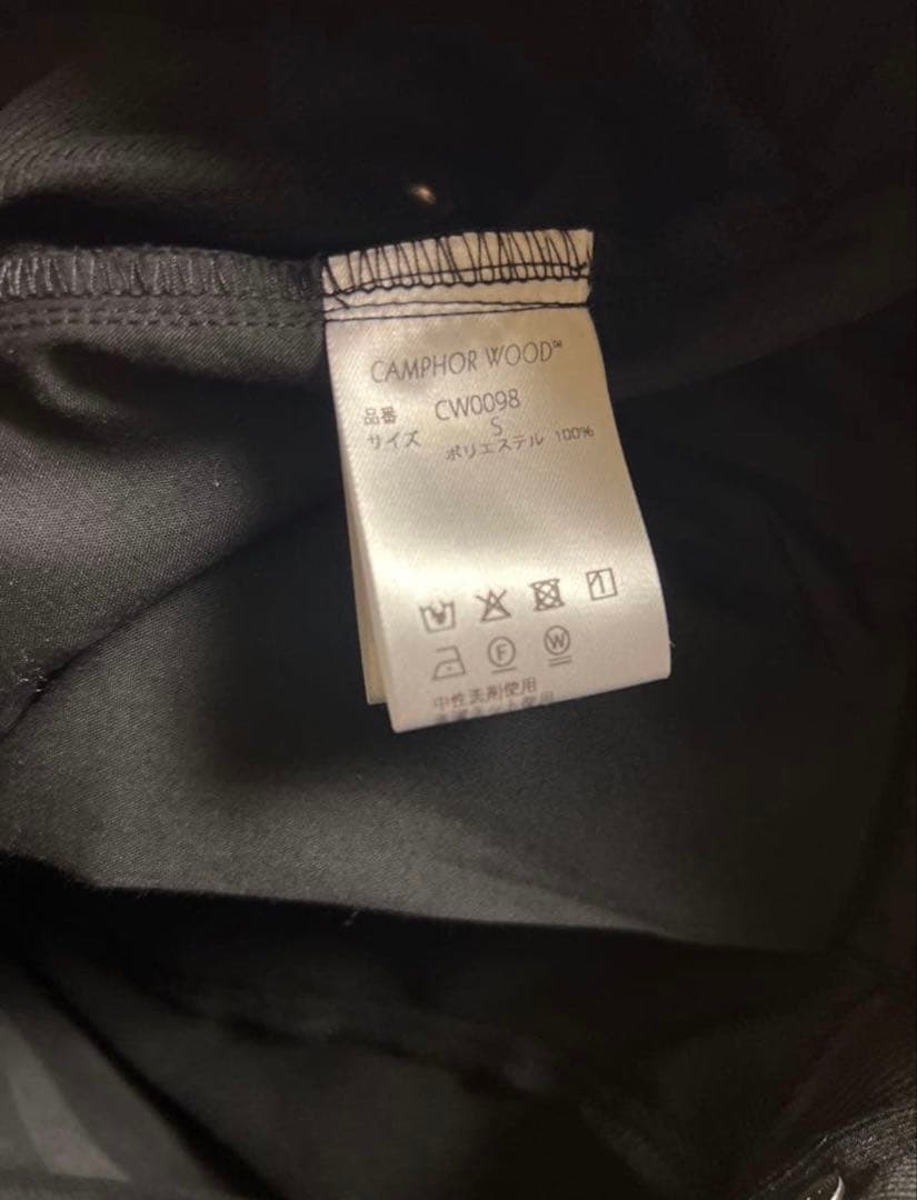 CAMPHOR WOOD ブラック ワイドパンツ