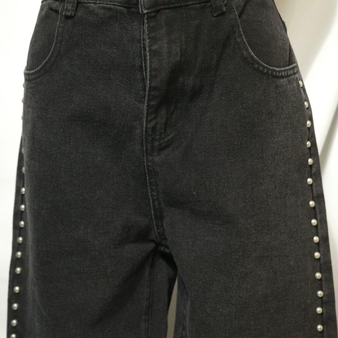 パンツ 2000's archive design black denim pants