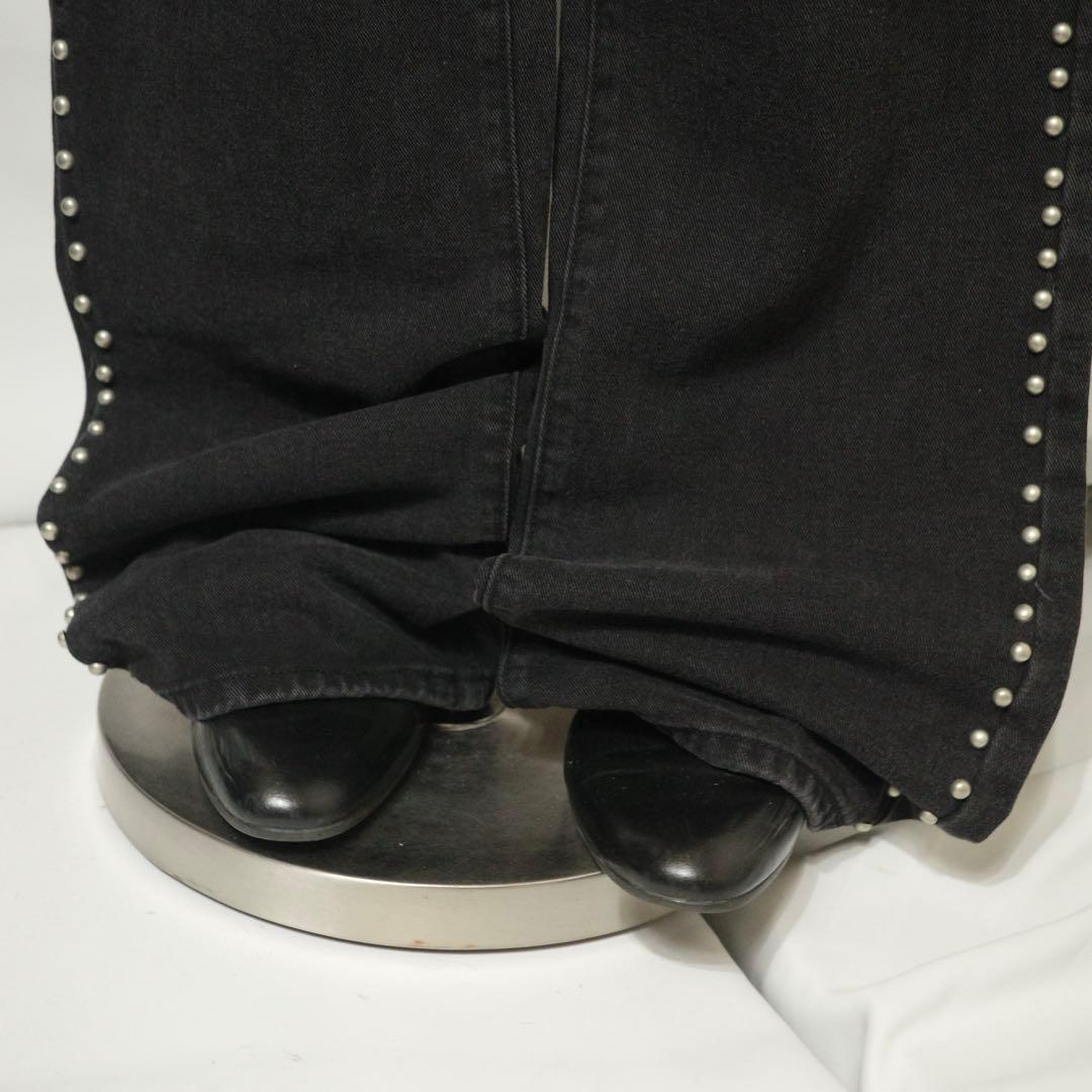 パンツ 2000's archive design black denim pants