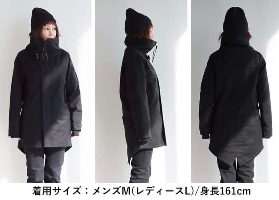 新品PATY・ALISTAIR 男女兼用モッズコート メンズM（レディースＬ）