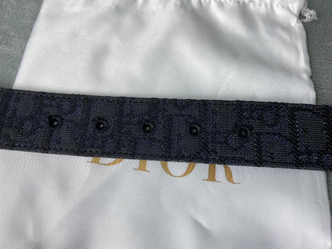 Dior　モノグラムベルト　CDロゴ