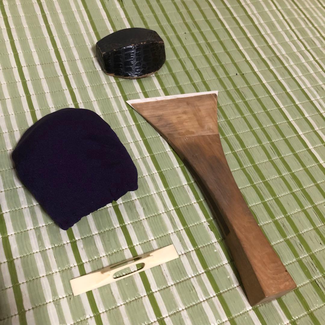 三味線　バチ　三弦駒　和楽器　弦楽器　細棹