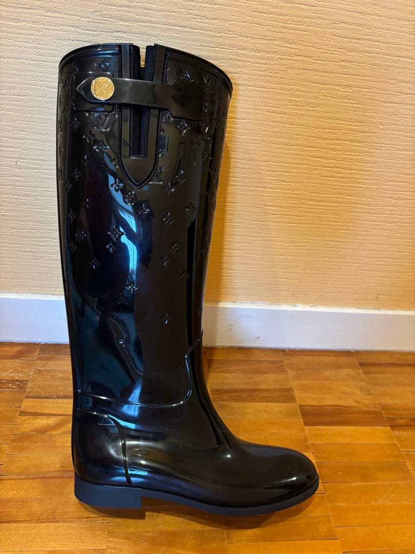 再お値下げ　ルイヴィトン　ロングレインブーツ　38