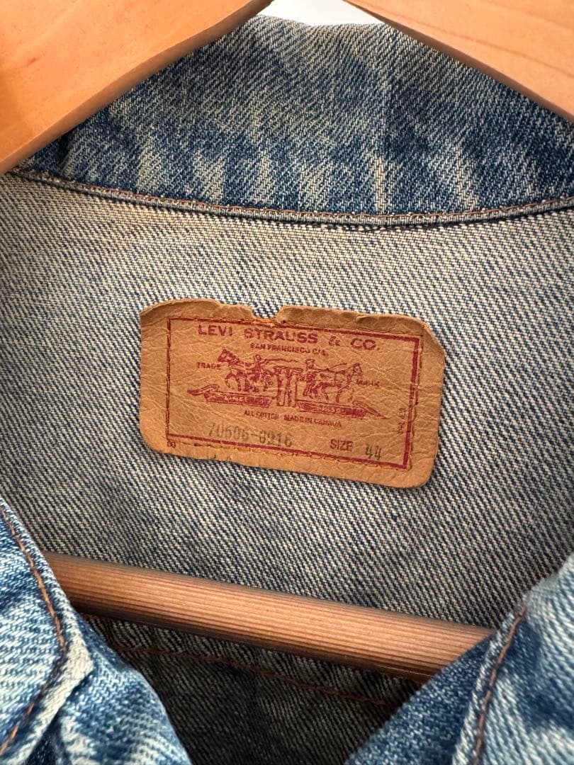 【44】90s カナダ製 Levi's デニムジャケット 96年製 リーバイス