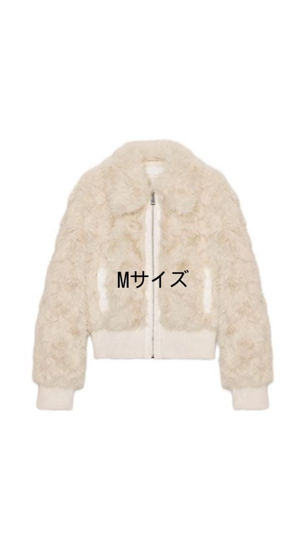 ZARA ザラ フェイクファーボンバージャケット 新品タグ付き
