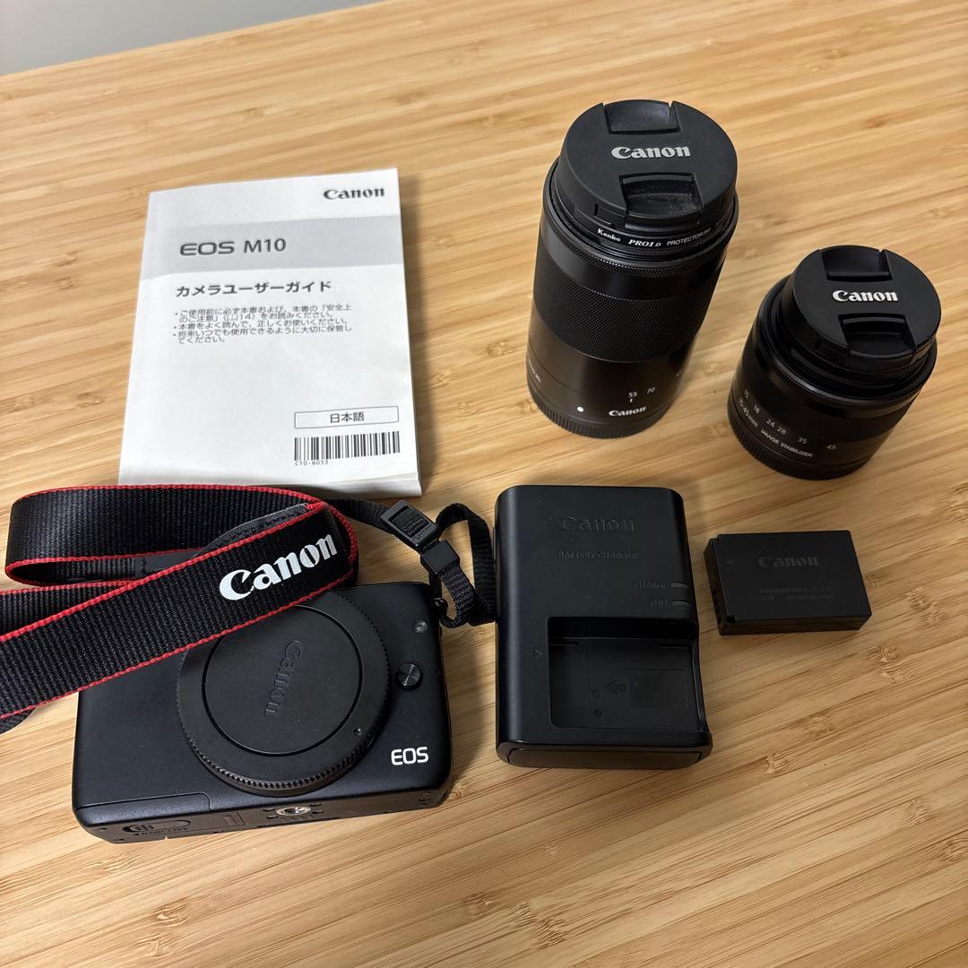 Canon EOS M10 ダブルレンズ