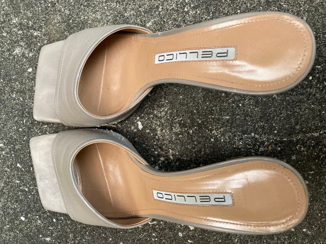 【PELLICO】ワイドスクエアミュール