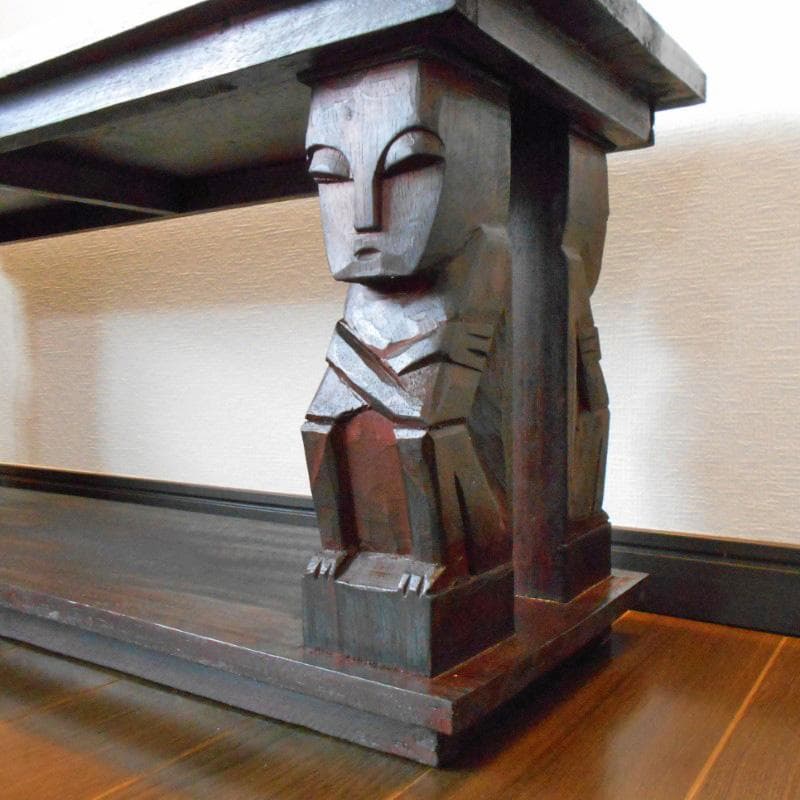 アジアン家具 バリ家具 花柄模様 ロータイプ ＴＶボード ＴＶ台 テレビ台