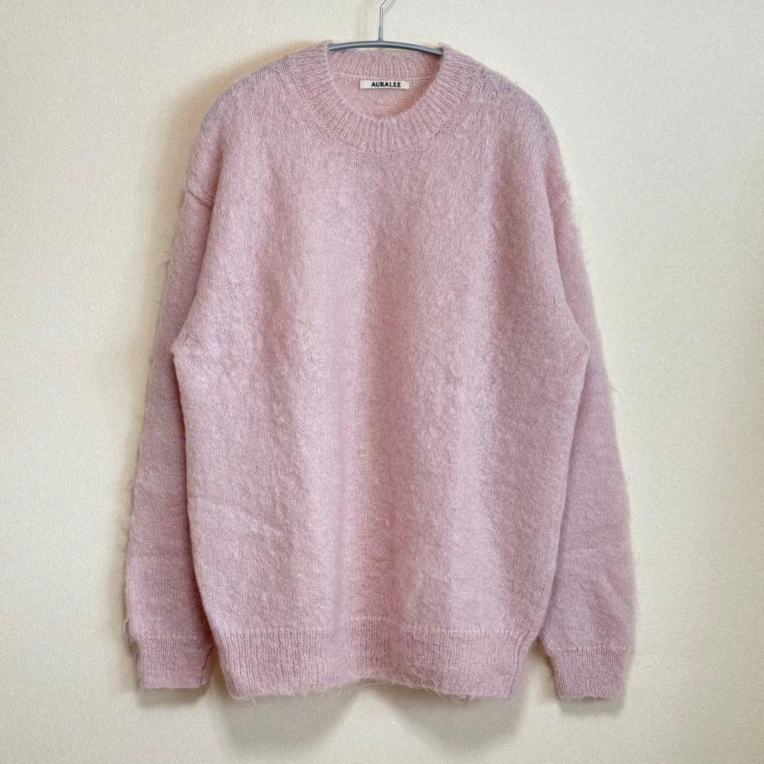 トップス AURALEE BRUSHED SUPER KID MOHAIR KNIT 4