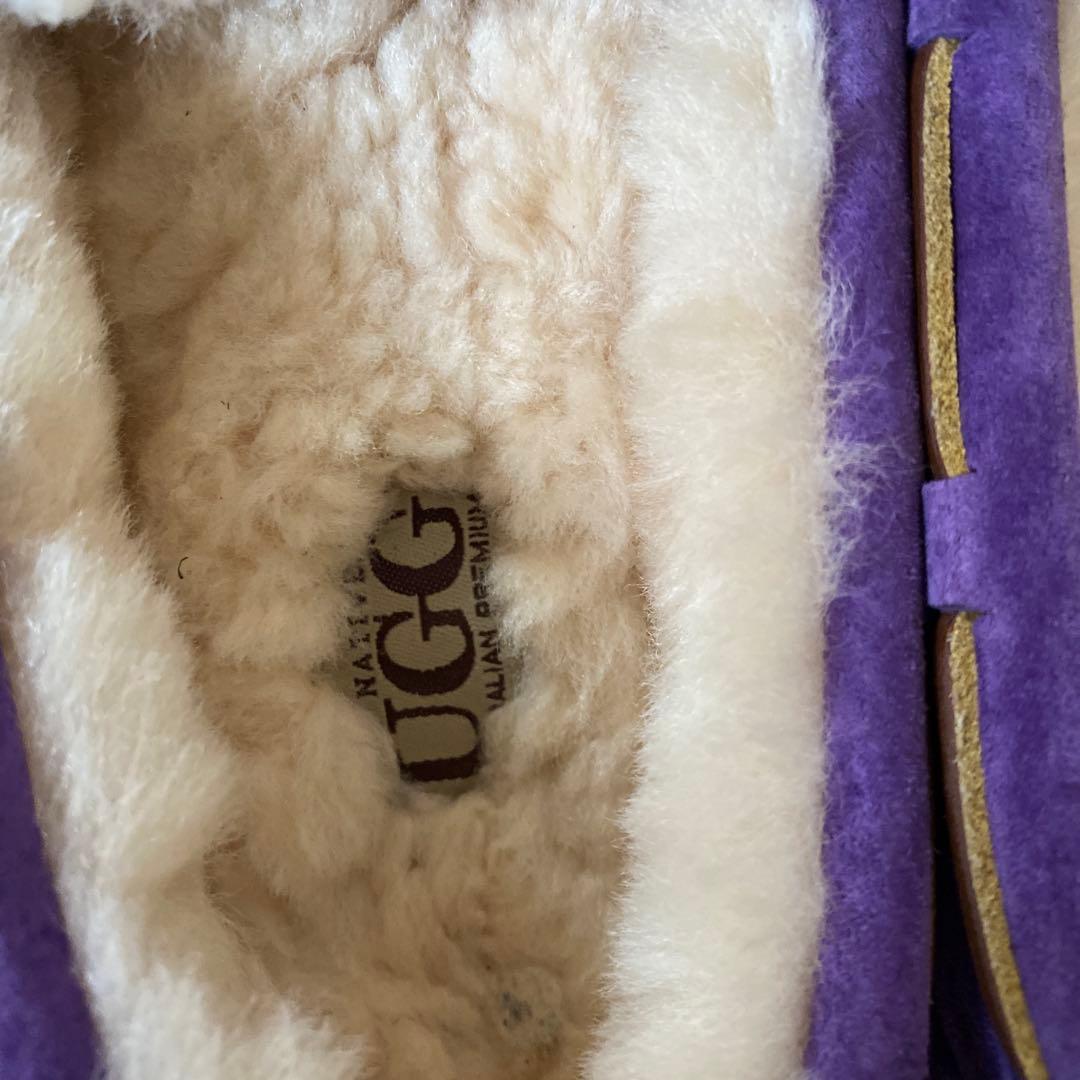 UGG 紫　モカシン