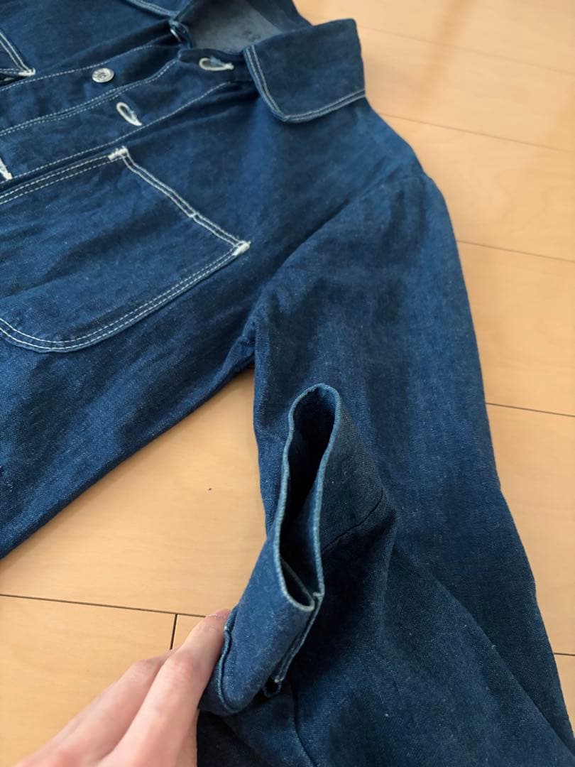 カバーオール40s〜60sデニムジャケット(着画あり)