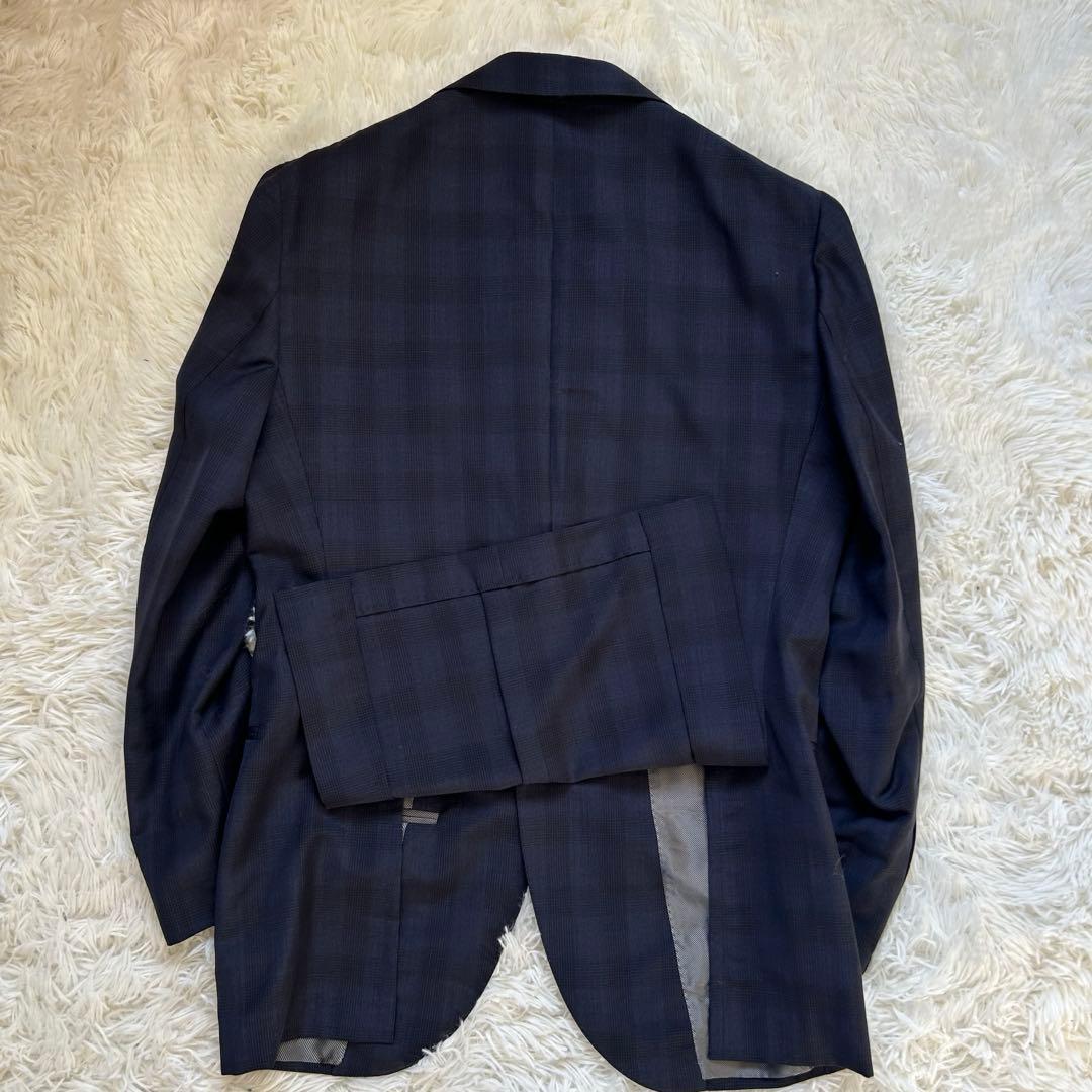 Errico Formicola シルク　モヘヤ　スーツ　ネイビー