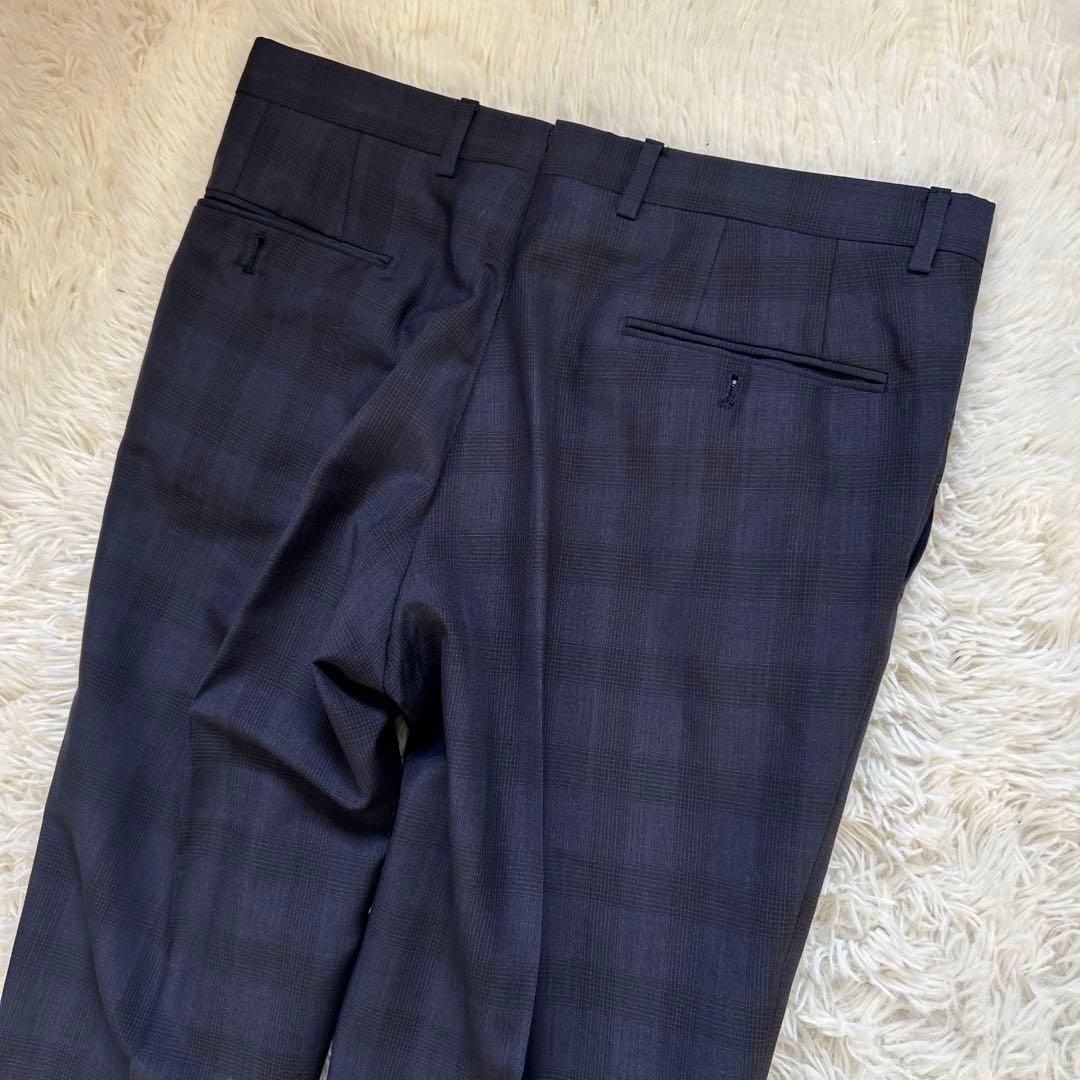 Errico Formicola シルク　モヘヤ　スーツ　ネイビー