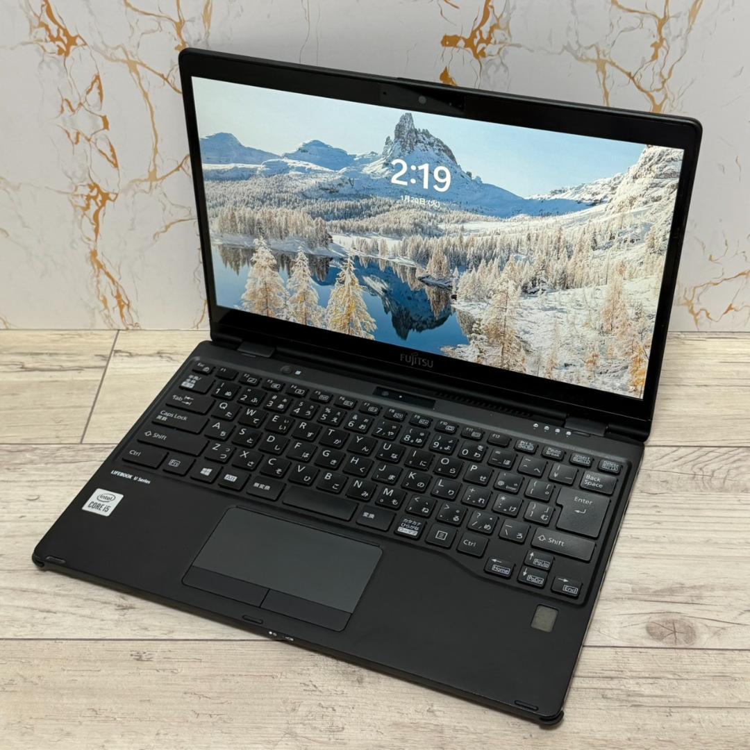 富士通 2in1PC 10世代i5/8GB/256GB office カメラ