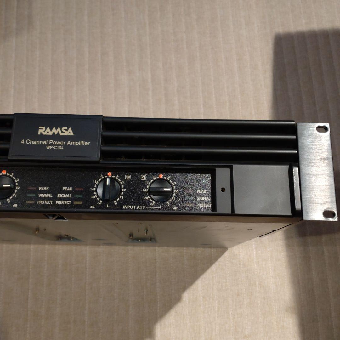 RAMSA 4チャンネルパワーアンプ WRT-104