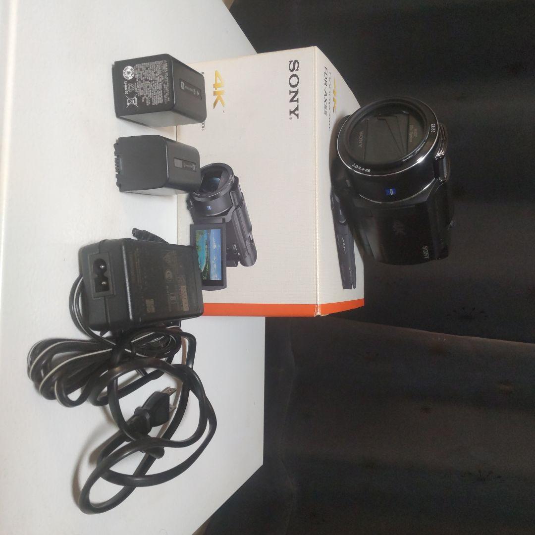 SONY 4K ハンディカム 本体 バッテリー2個付き