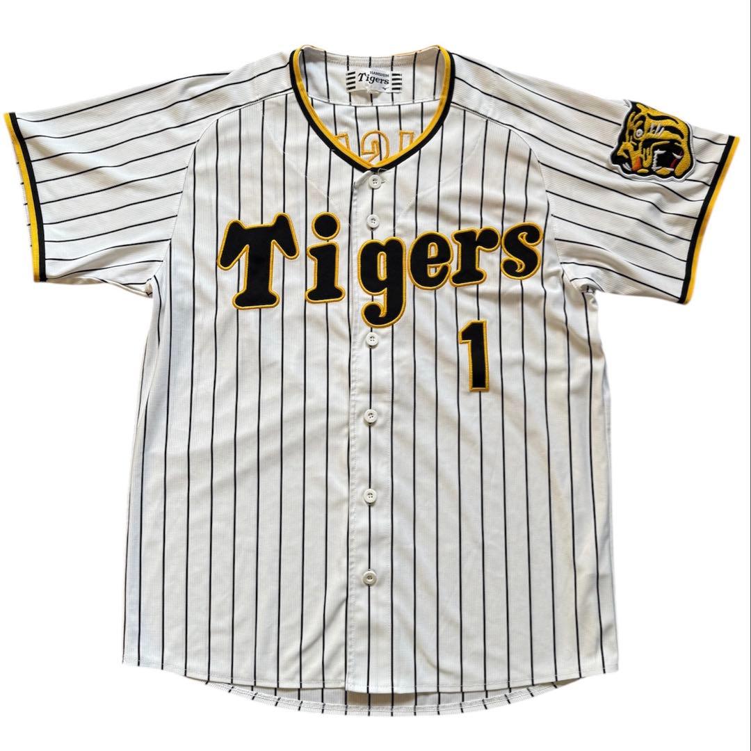 【極美品】 阪神タイガース 森下 1 背番号 ユニフォーム L刺繍 ミズノ