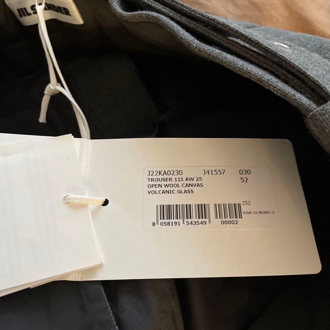 新品タグ付 25AW JIL SANDER Trouser 111 Wool