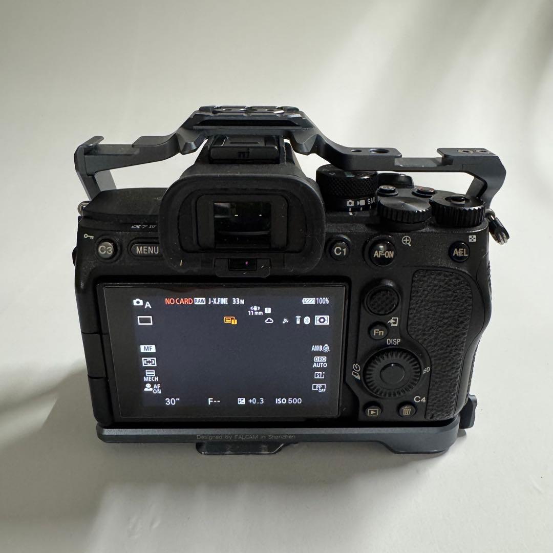 sony α7iv falcamケージ付き