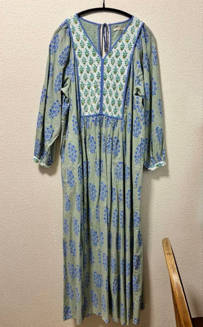 ne Quittezpasヌキテパ エスニックコンビワンピース