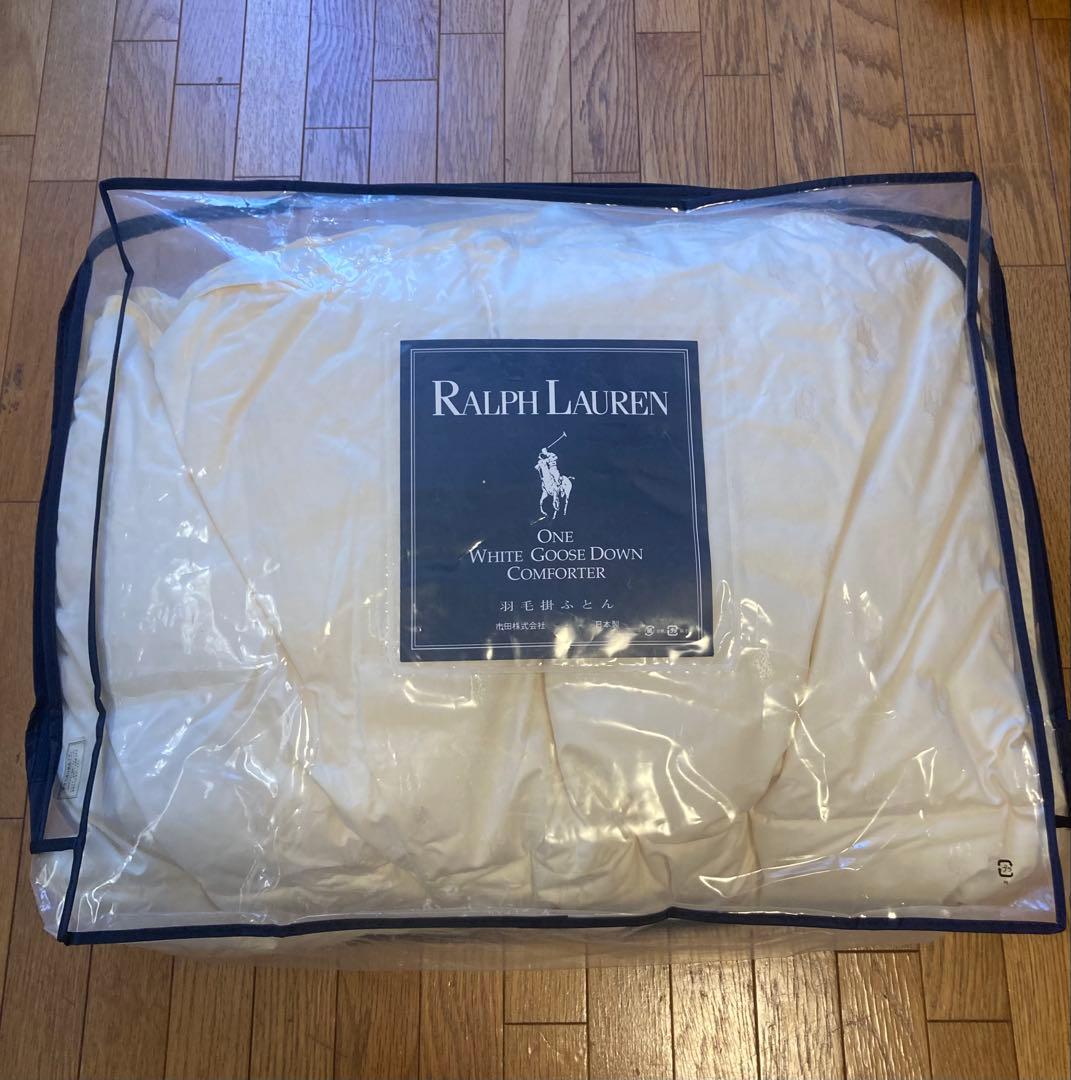 ラルフローレンホーム　羽毛布団　ポーランド産ホワイトグース　シングル　日本製