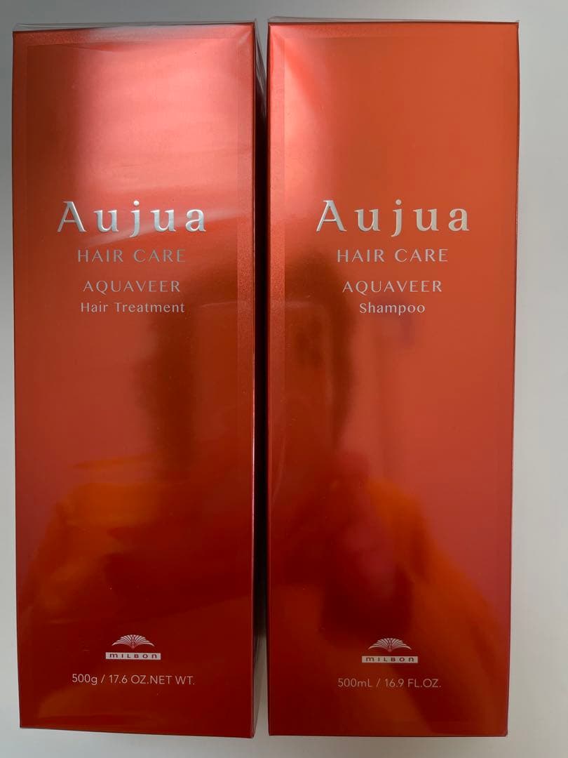 Aujua アクアヴィア シャンプー & ヘアトリートメント セット500ml