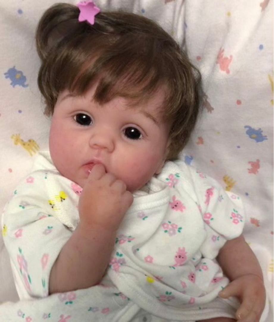 *・゜本日セール日です★゜・*:.つぶらな瞳のベビー　リボーンドール゜゜・*