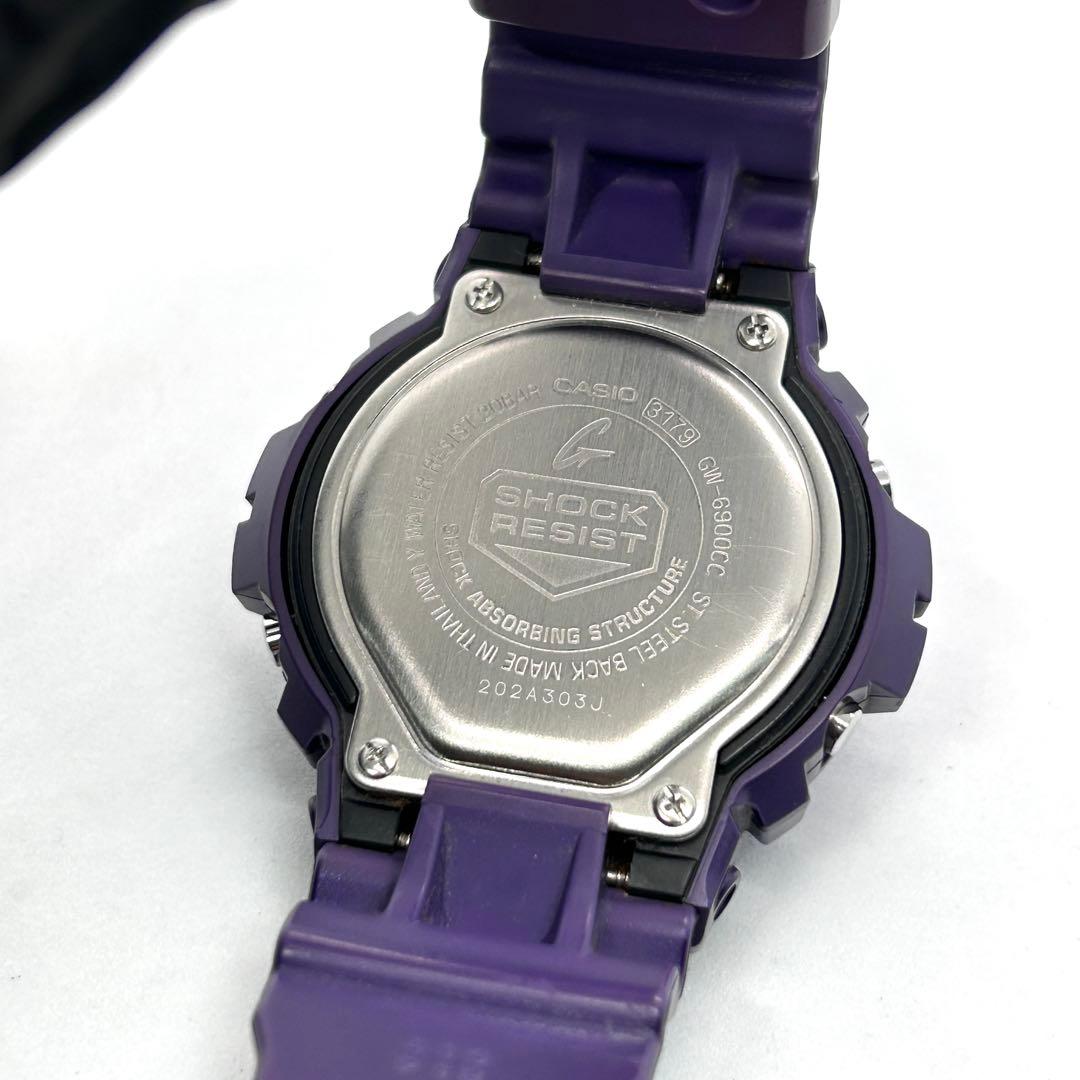 稼働品 G-SHOCK クレイジーカラーズ ソーラー 腕時計 メンズ パープル