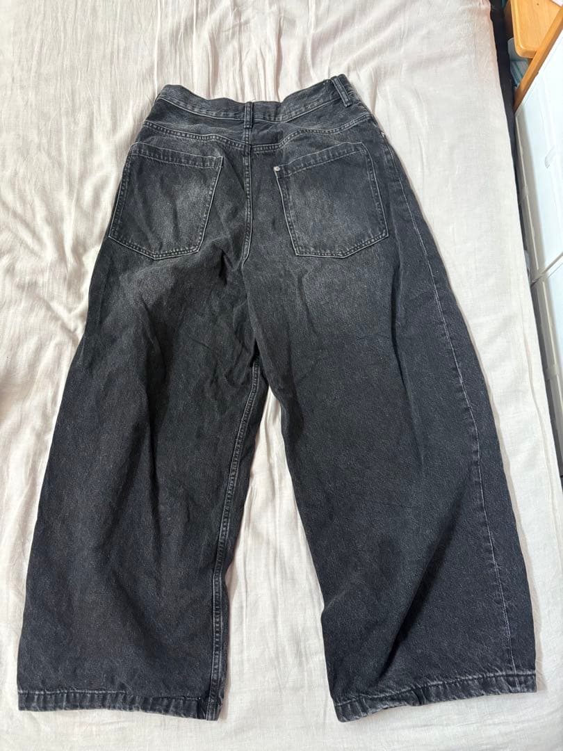  スーパーバギーデニム ブラック