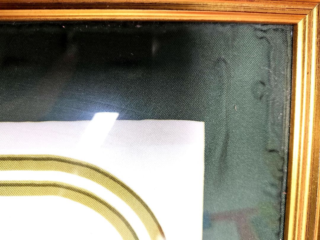 【もっちゃん】HERMES スカーフ ブリッドドゥガラ　額装　インテリア