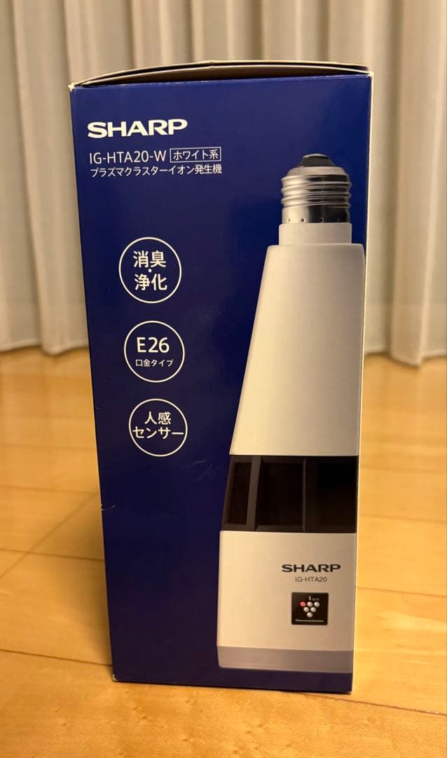 シャープ　プラズマクラスターイオン発生機　IG-HTA20-W