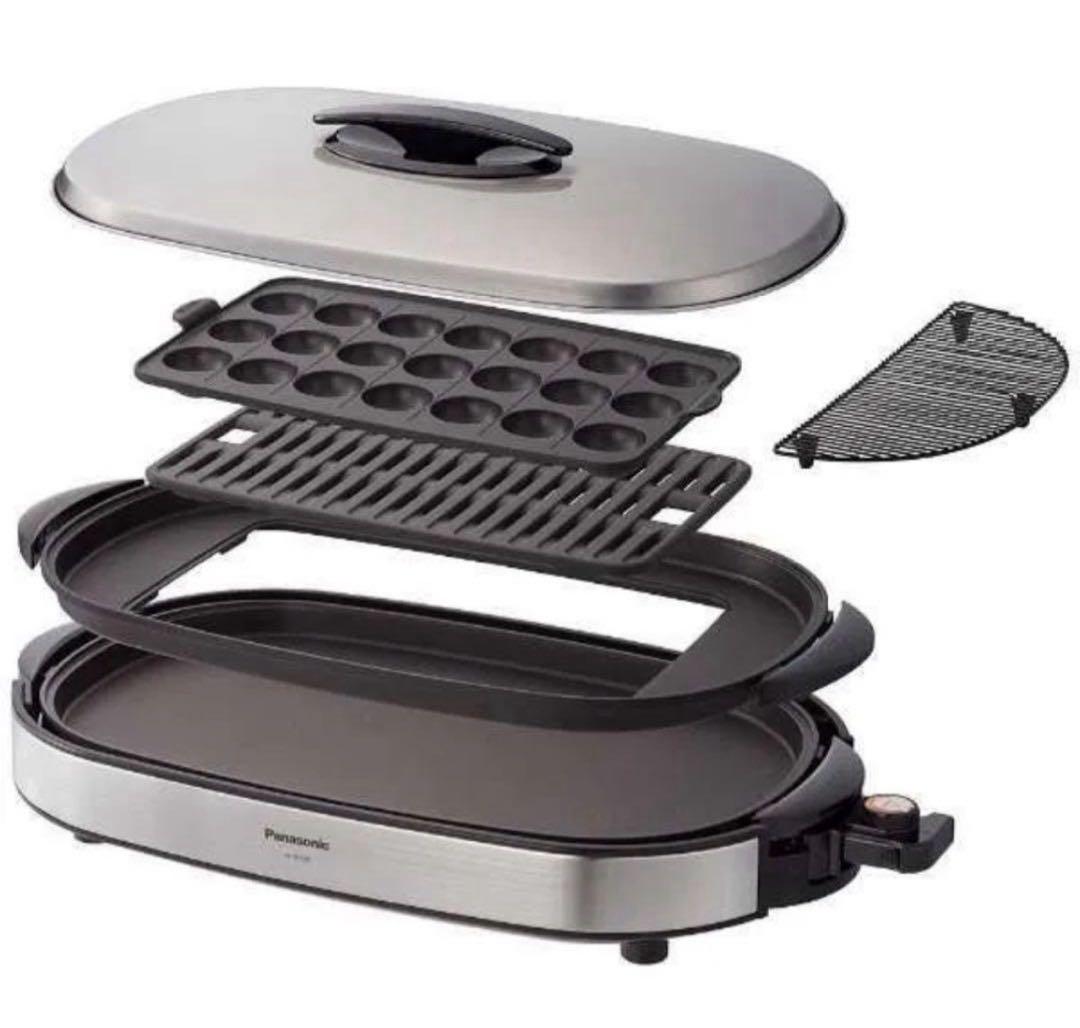 【新品未使用】2024年製Panasonic NF-W300-S ホットプレート