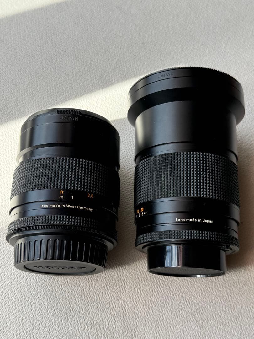 CONTAX　レンズ二本セット　CarlZeiss