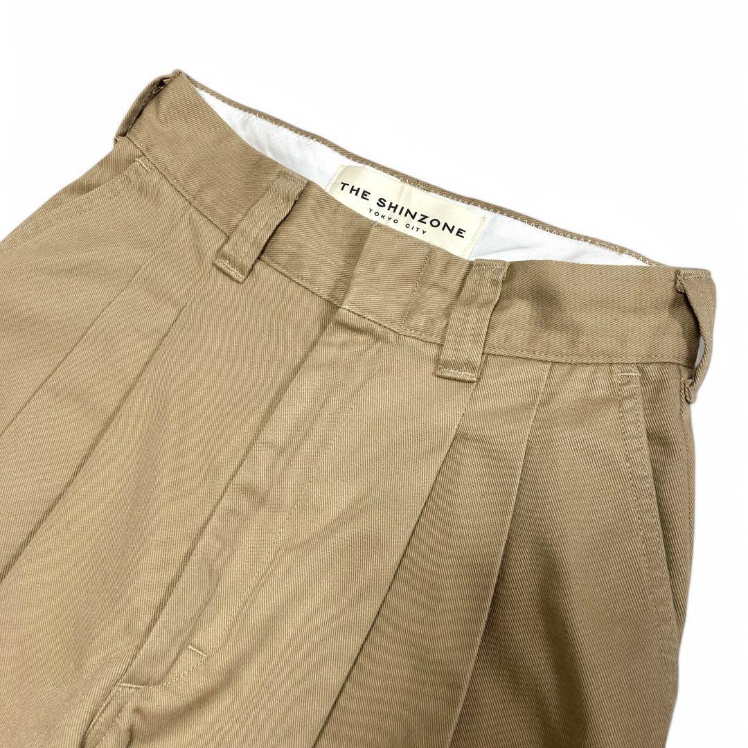 【限定】THE SHINZONE Bshop別注 トムボーイパンツ ベージュ34